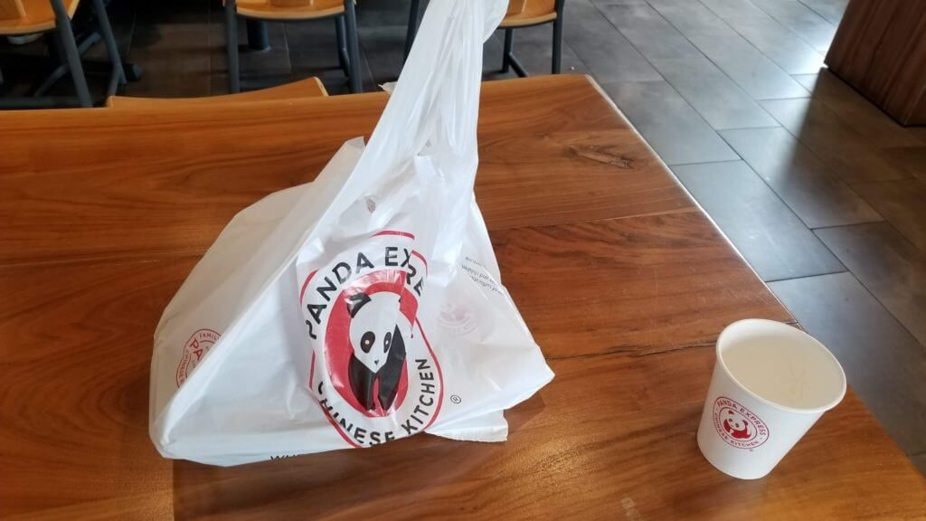 Uber Eats Panda Express Order