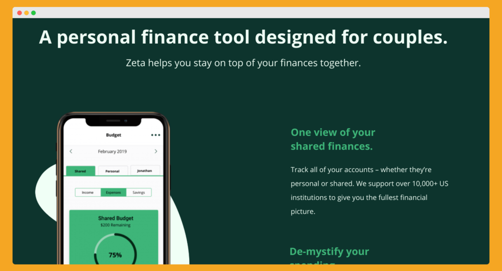 zeta budgeting app