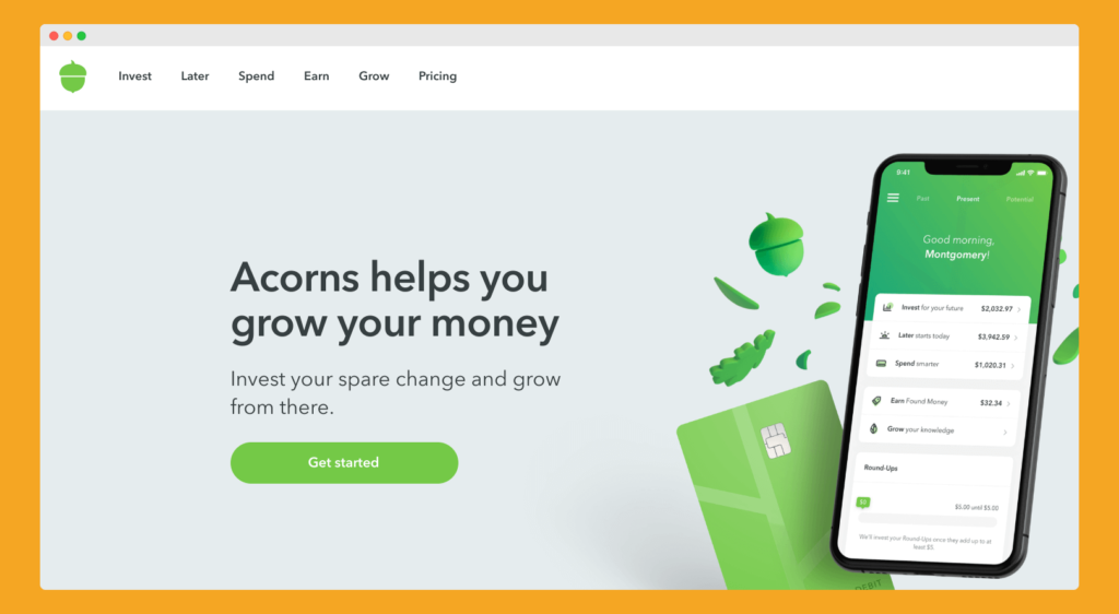 Acorns - Invest, Earn, Grow, Spend, Later, Acorns